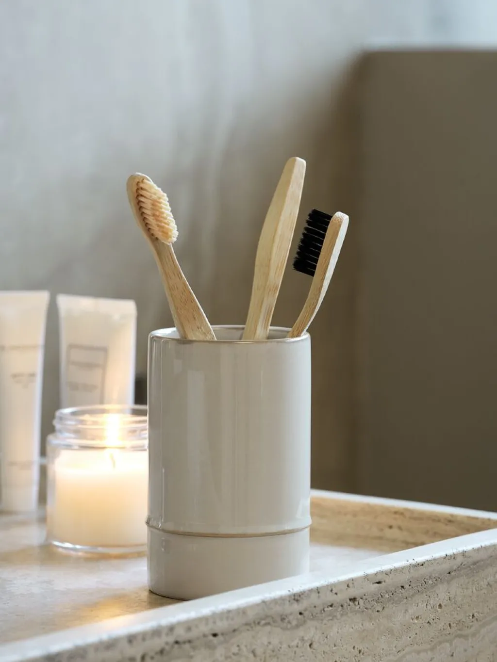Portacepillos De Dientes|Cuidado Personal>JYSK SMEDBYPortacepillos de dientes SMEDBY gris claro