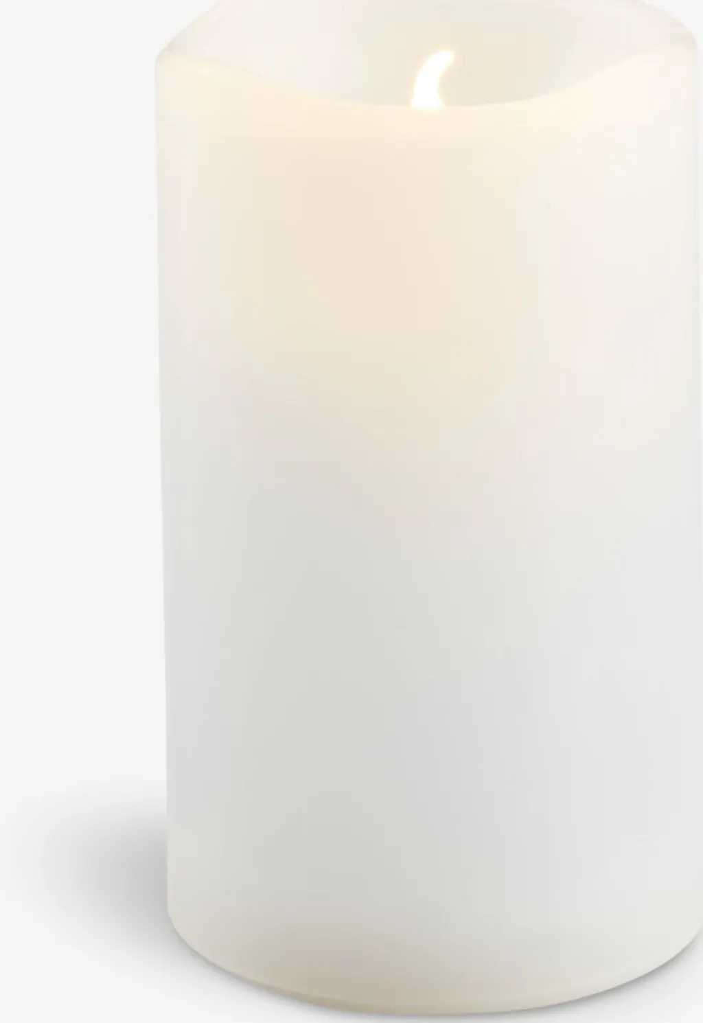Velas LED>JYSK SORENVela pilar LED SOREN Ø6xA9cm blanco
