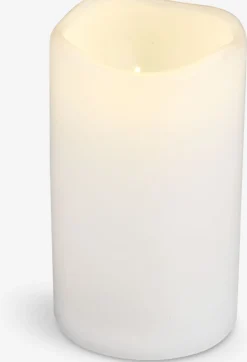 Velas LED>JYSK SORENVela pilar LED SOREN Ø8xA10cm blanco