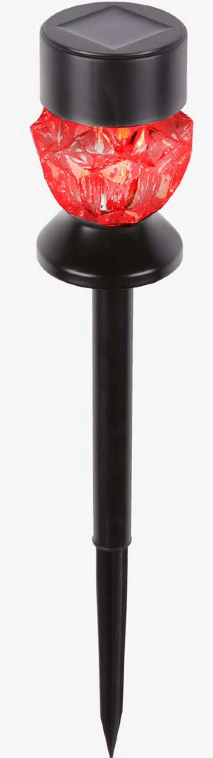 Iluminación Solar>JYSK SPLITTERNELámpara solar SPLITTERNE Ø7xA35cm negro