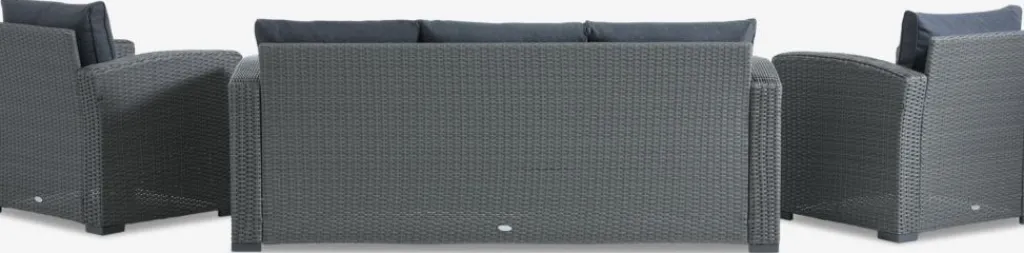 Conjuntos Mesa Y Sillas De Jardín|Muebles De Jardín>JUTLANDIA STAVERNConjunto muebles jardín STAVERN 5 plazas Gris