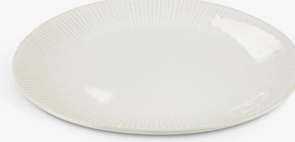 Platos, Boles Y Cubiertos>JYSK STEFFENPlato STEFFEN Ø27cm blanco