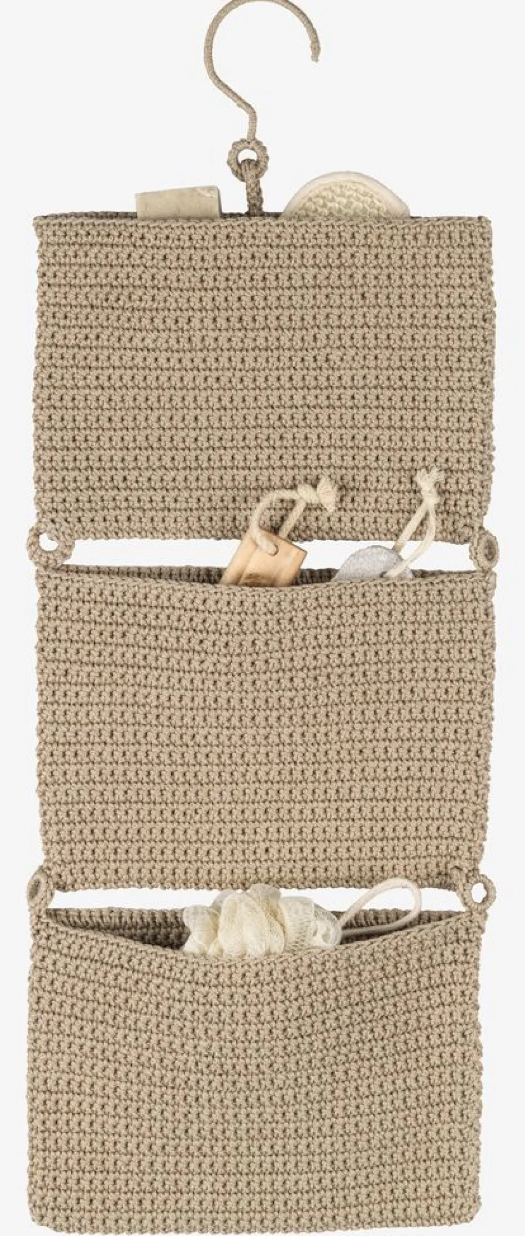 Cuidado Personal|Almacenaje Para El Baño>JYSK STOBYOrganizador colgante STOBY A29×A78cm beis