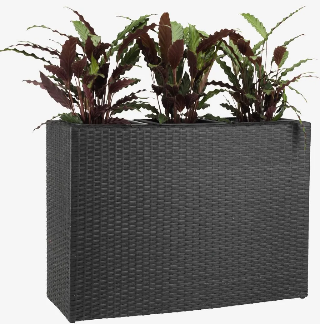 Maceteros>JYSK STOKKANDJardinera STOKKAND A30xL83xA60 Negro