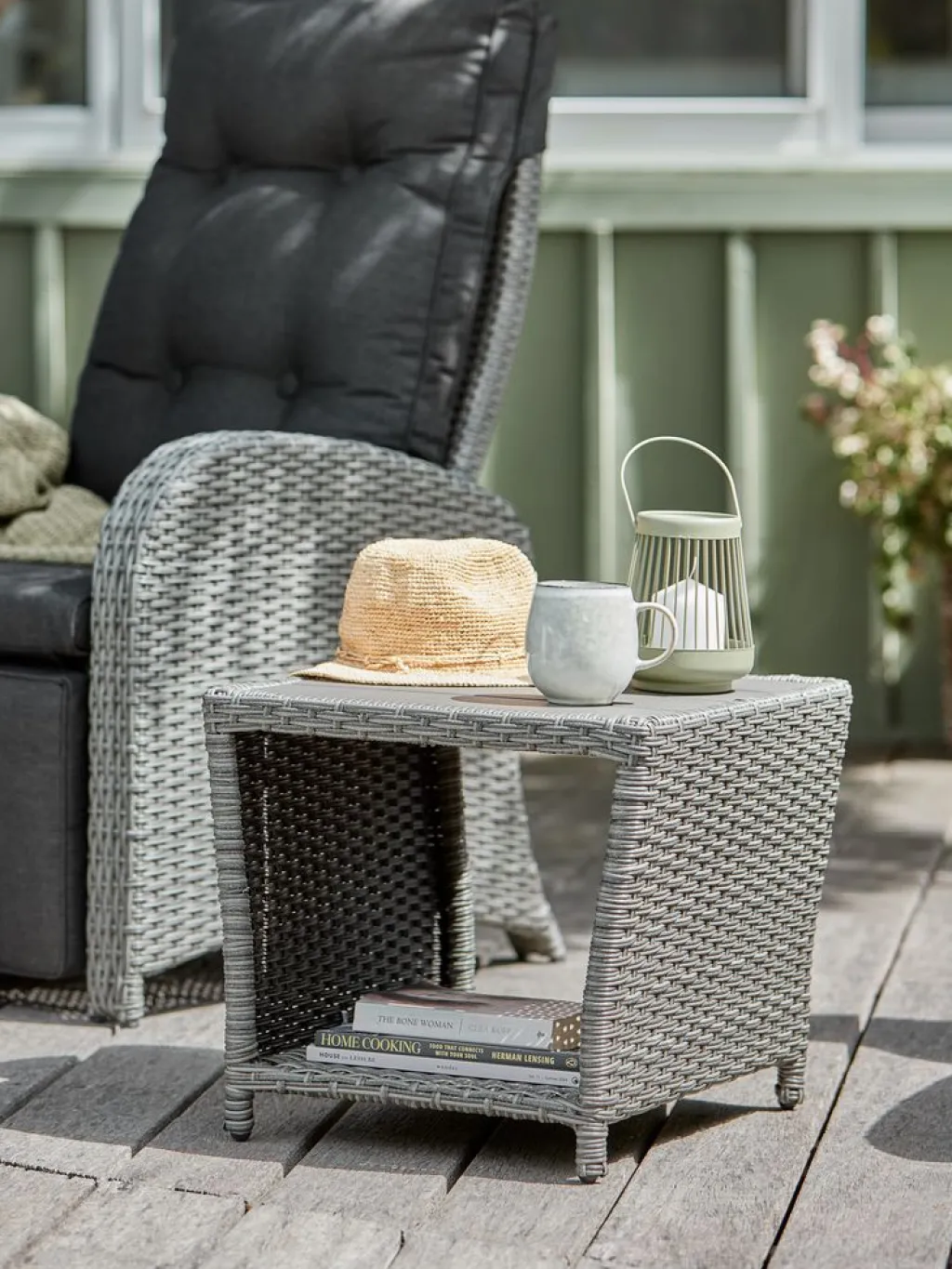 Mesas De Jardín|Muebles De Jardín>JUTLANDIA STORDMesa auxiliar STORD A45xL45xA40 gris