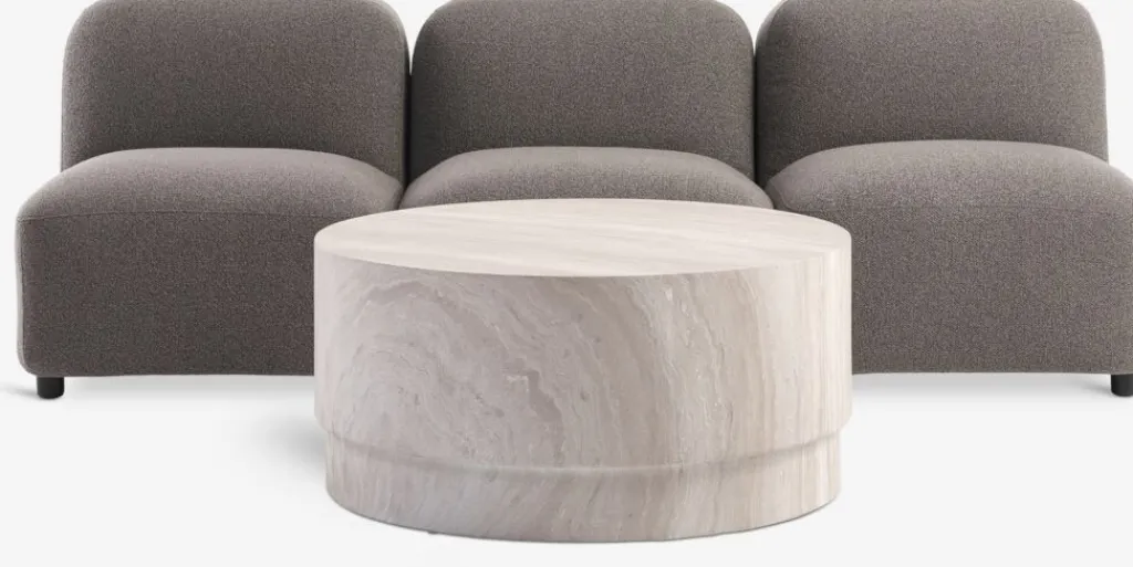Conjuntos Mesa Y Sillas De Jardín|Muebles De Jardín>JYSK STORLIEN + TANEConjunto jardín STORLIEN travertino + TANE 3 plazas arena