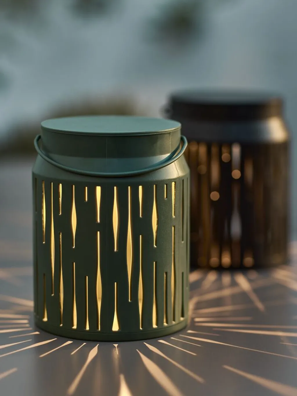 Iluminación Exterior>JYSK SVANLámpara a pilas SVAN Ø11xA14cm variado
