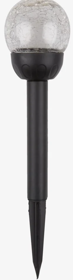 Iluminación Solar>JYSK SVARTANDLámpara solar SVARTAND Ø8xA35cm negro