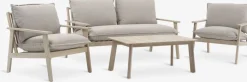 Conjuntos Mesa Y Sillas De Jardín|Muebles De Jardín>JYSK SYLTHOLMConjunto muebles jardín SYLTHOLM 4,5 plazas madera dura