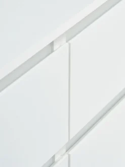 Cómodas|Cómodas>JYSK TANGECómoda TANGE 3+3 cajones blanco