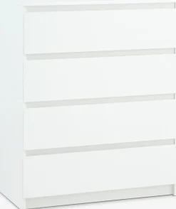 Cómodas|Cómodas>JYSK TANGECómoda TANGE 4 cajones blanco