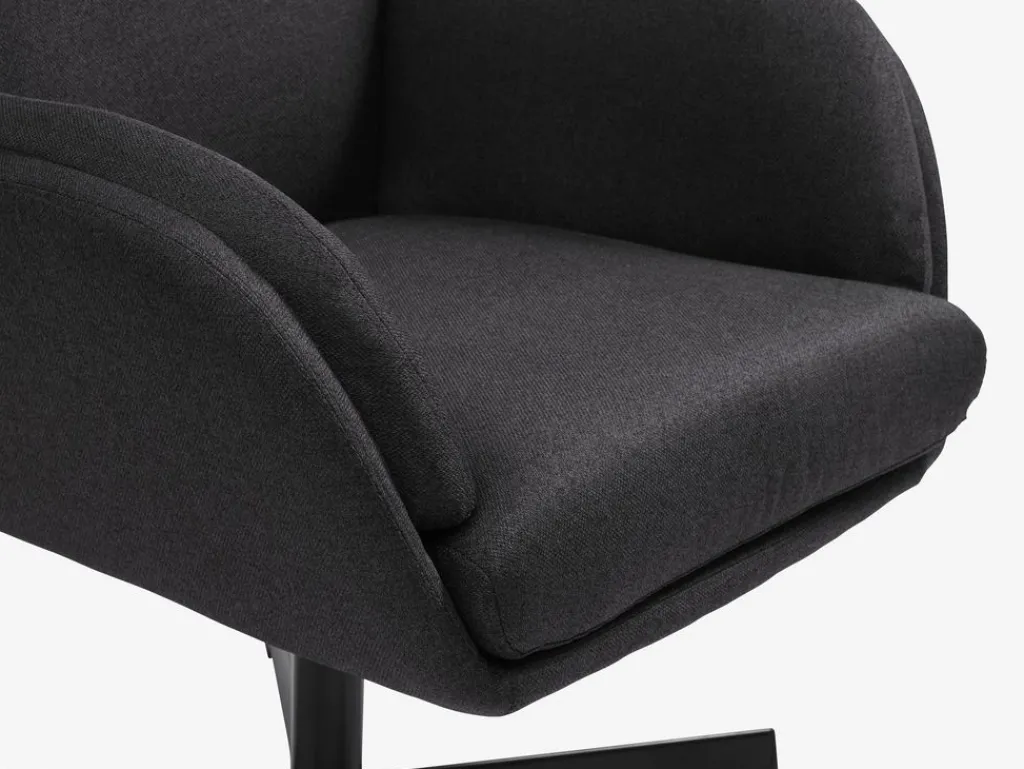 Sillones>JYSK TANKEDALSillón reclinable con reposapiés TANKEDAL tela Gris oscuro