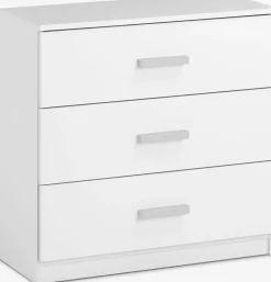 Cómodas|Cómodas>JYSK TAPDRUPCómoda TAPDRUP 3 cajones blanco
