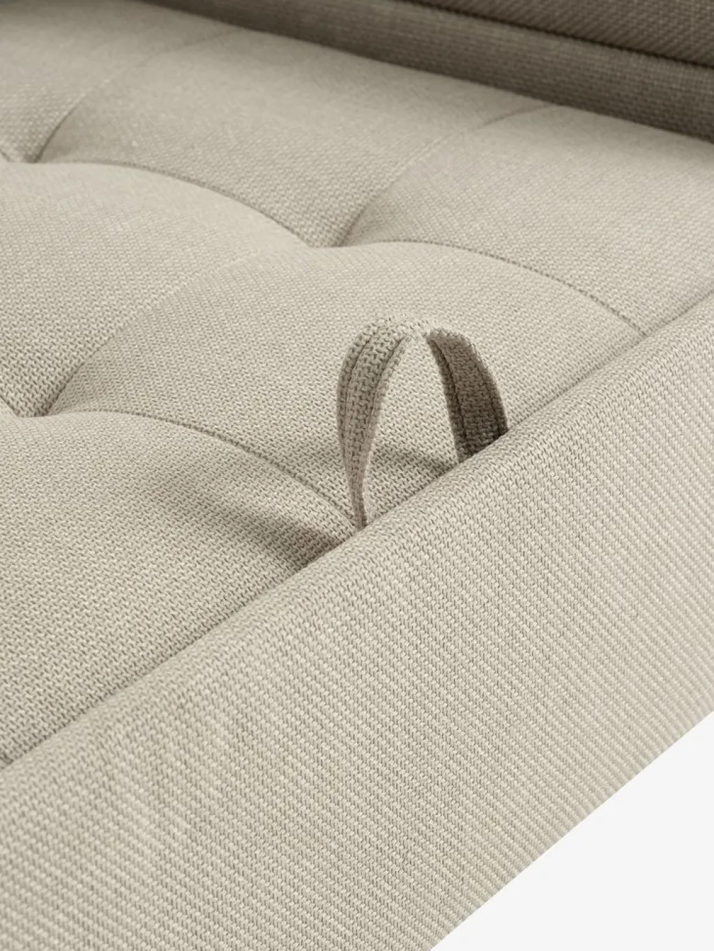 Sofás Cama|Sofás Cama>JYSK TEGLHUSESofá cama con chaise longue TEGLHUSE tela beis