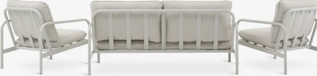 Conjuntos Mesa Y Sillas De Jardín|Muebles De Jardín>JYSK TEGLUMConjunto muebles jardín TEGLUM 4,5 plazas beis Beige