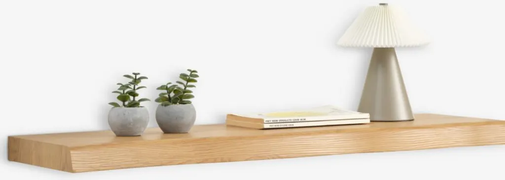 Baldas|Baldas>JYSK TERPEstante flotante TERP 80x24 borde color roble natural