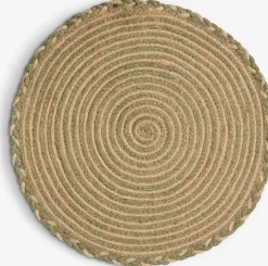 Manteles Individuales>JYSK TETTEGRASMantel individual TETTEGRAS Ø37 natural/verde