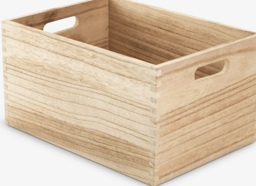Todas Las Cestas|Cestas Y Cajas>JYSK THORMODCaja THORMOD A24xL34xA18cm natural