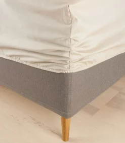 Sábanas Para Colchones|Sábanas Para Toppers>KRONBORG TINEGOLDSábana bajera ajustable de satén TINE 90x200x35 beis Beige