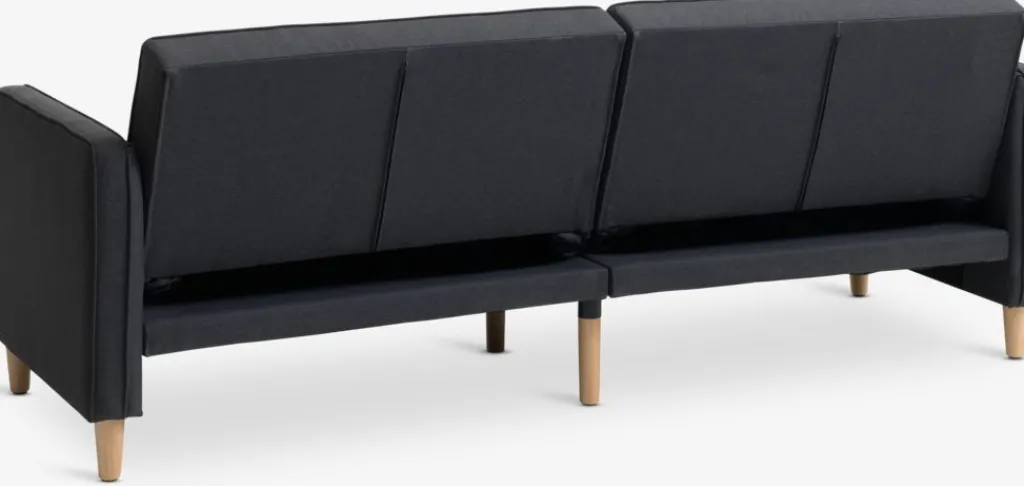 Sofás Cama|Sofás Cama>JYSK TIVEDENSofá cama TIVEDEN tela gris oscuro