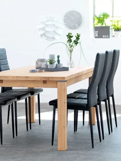Sillas De Comedor>JYSK TOREBYSilla de comedor TOREBY polipiel negro/negro