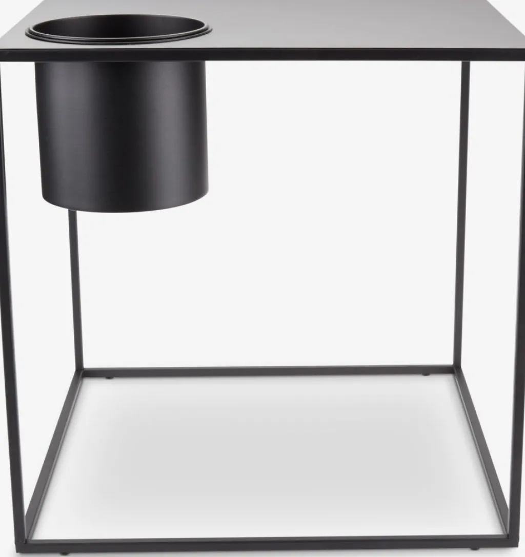 Decoración De Jardín>JYSK TORNSANGERMesa auxiliar TORNSANGER A45xL45 negro