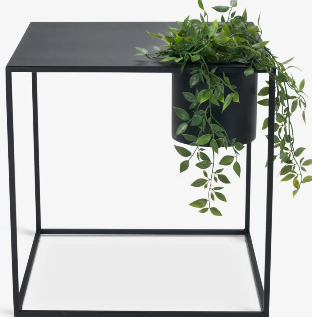 Decoración De Jardín>JYSK TORNSANGERMesa auxiliar TORNSANGER A45xL45 negro