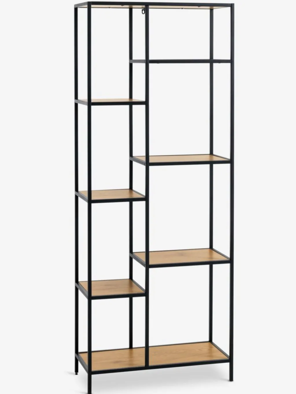 Estanterias Y Librerías|Estanterias Y Librerías>JYSK TRAPPEDALEstantería TRAPPEDAL 7 estantes color roble cálido/negro