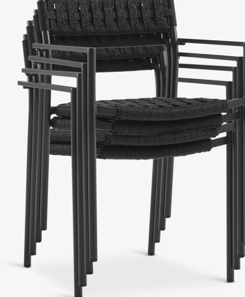 Sillas De Jardín>JYSK TRILLEVALLENSilla apilable TRILLEVALLEN negro