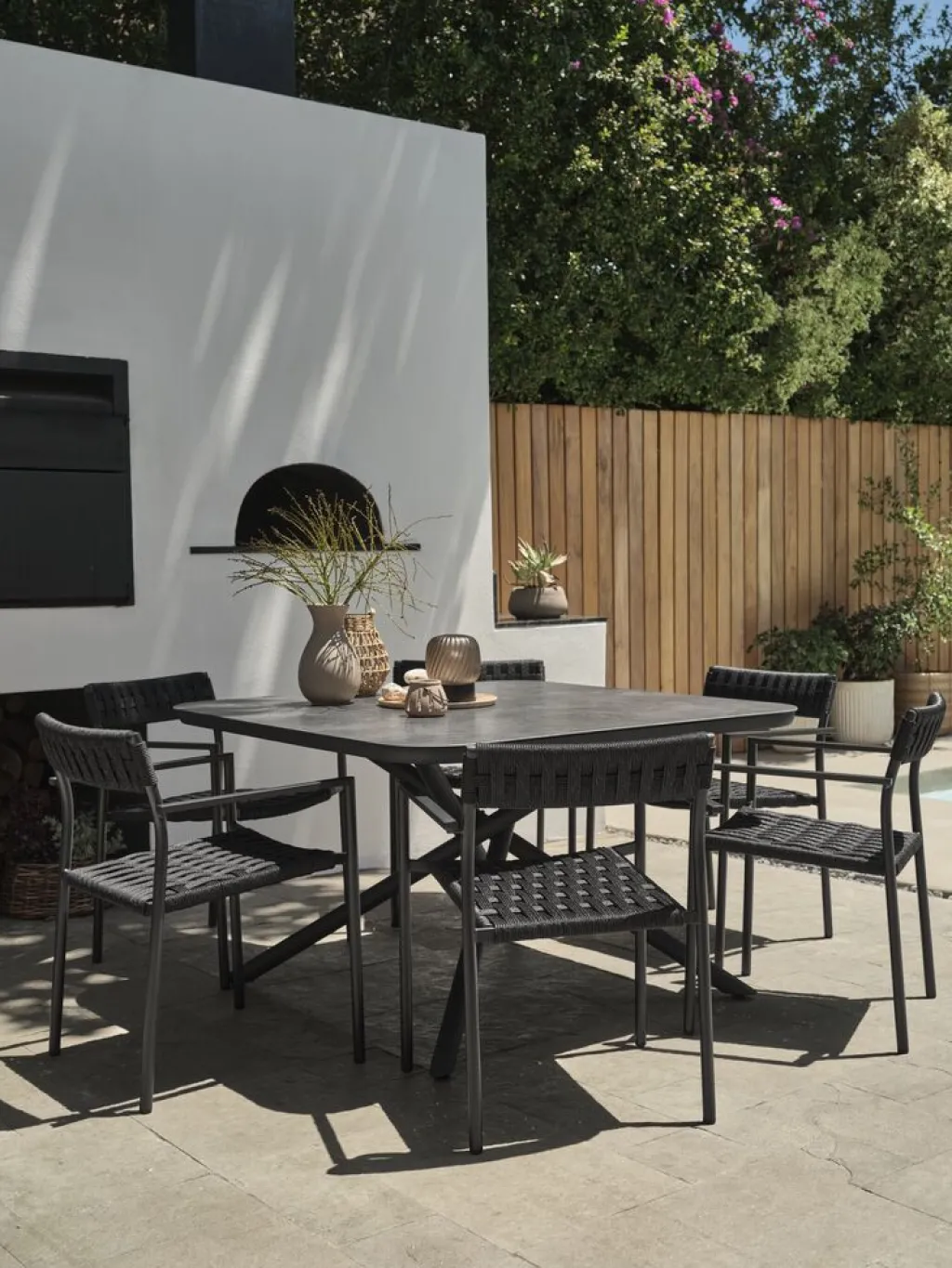 Sillas De Jardín>JYSK TRILLEVALLENSilla apilable TRILLEVALLEN negro