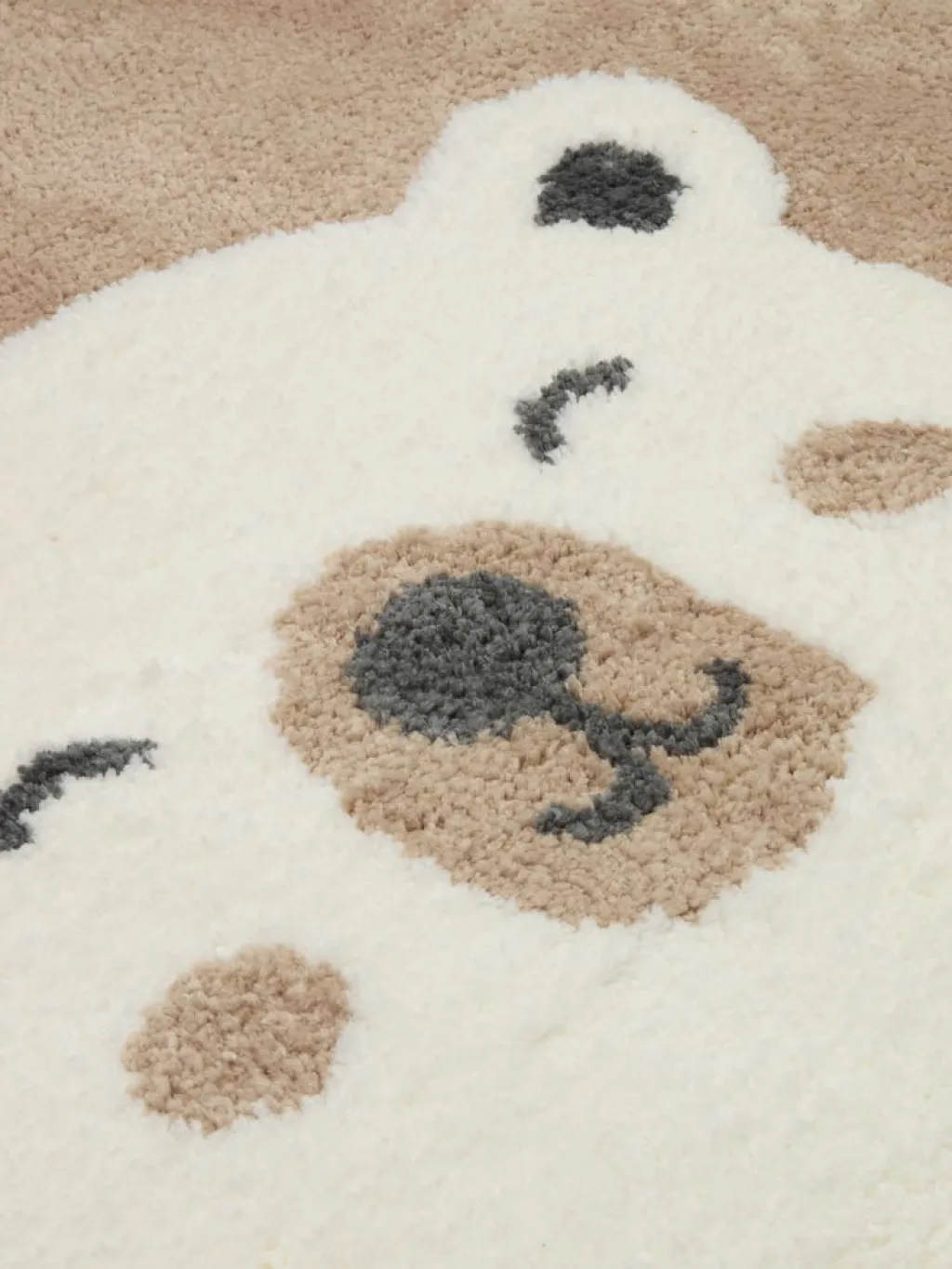 Alfombras Infantiles|Alfombras>JYSK TURTAlfombra TURT Ø90 beis/blanco