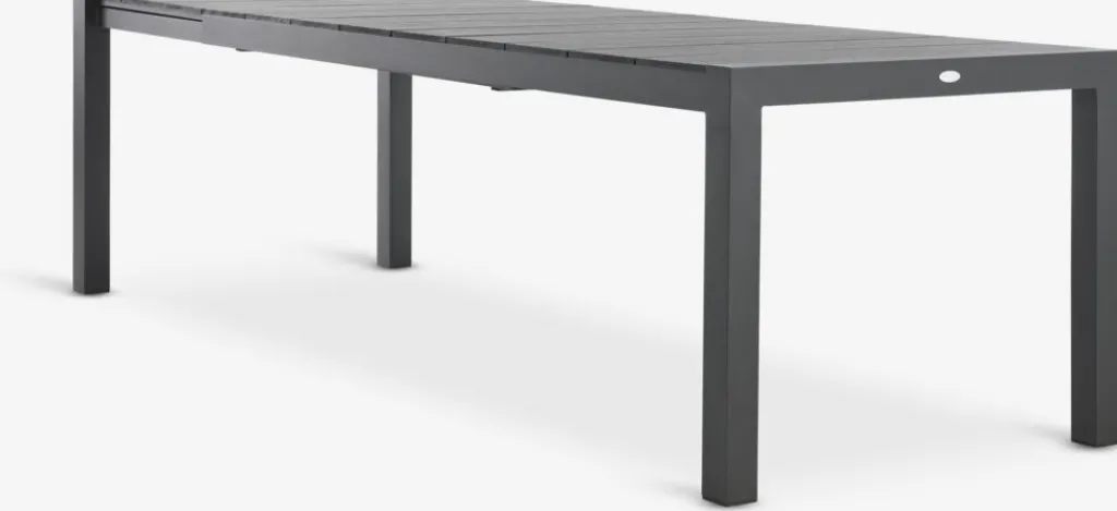 Conjuntos Mesa Y Sillas De Jardín>JYSK TYDAL + GUDHJEMMesa TYDAL L208/272 + 4 sillas GUDHJEM negro