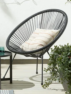 Sillas De Jardín|Muebles De Jardín>JYSK UBBERUPSillón de exterior UBBERUP Negro