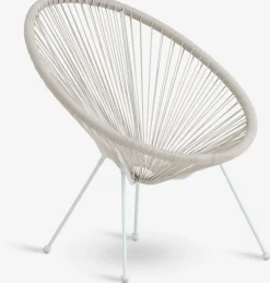 Sillas De Jardín|Muebles De Jardín>JYSK UBBERUPSillón de exterior UBBERUP variado Surtido, Arena oscuro, Verde empolvado, Natural, Blanco