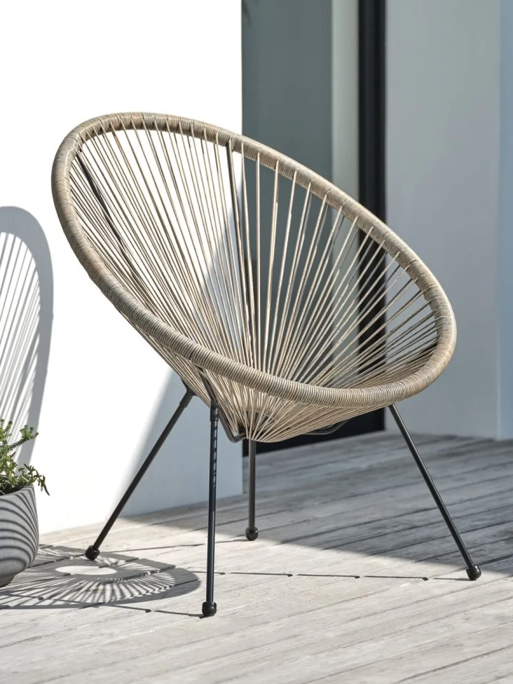 Sillas De Jardín|Muebles De Jardín>JYSK UBBERUPSillón de exterior UBBERUP variado Surtido, Arena oscuro, Verde empolvado, Natural, Blanco
