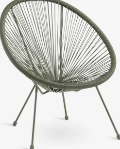 Sillas De Jardín|Muebles De Jardín>JYSK UBBERUPSillón de exterior de jardín UBBERUP verde Verde oliva