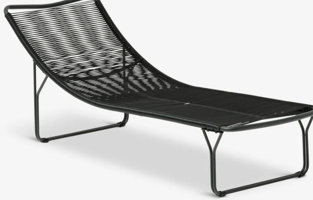 Muebles De Jardín|Tumbonas>JYSK UBBERUPTumbona UBBERUP A60xL183 negro