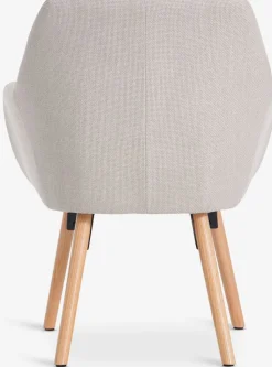 Sillones>JYSK UDSBJERGSillón UDSBJERG tela beis/roble Beige