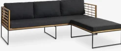 Muebles De Jardín>JYSK UGILTSofá de exterior UGILT con chaise longue 3 plazas madera