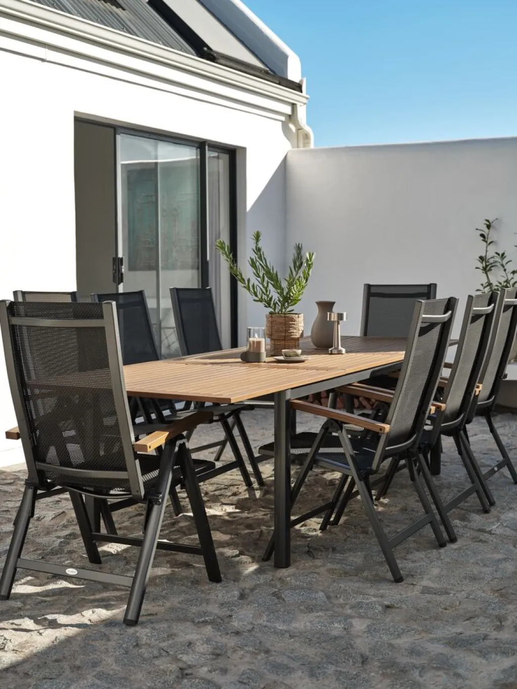 Mesas De Jardín>JUTLANDIA ULBJERGMesa de jardín ULBJERG A99xL214/297 madera dura