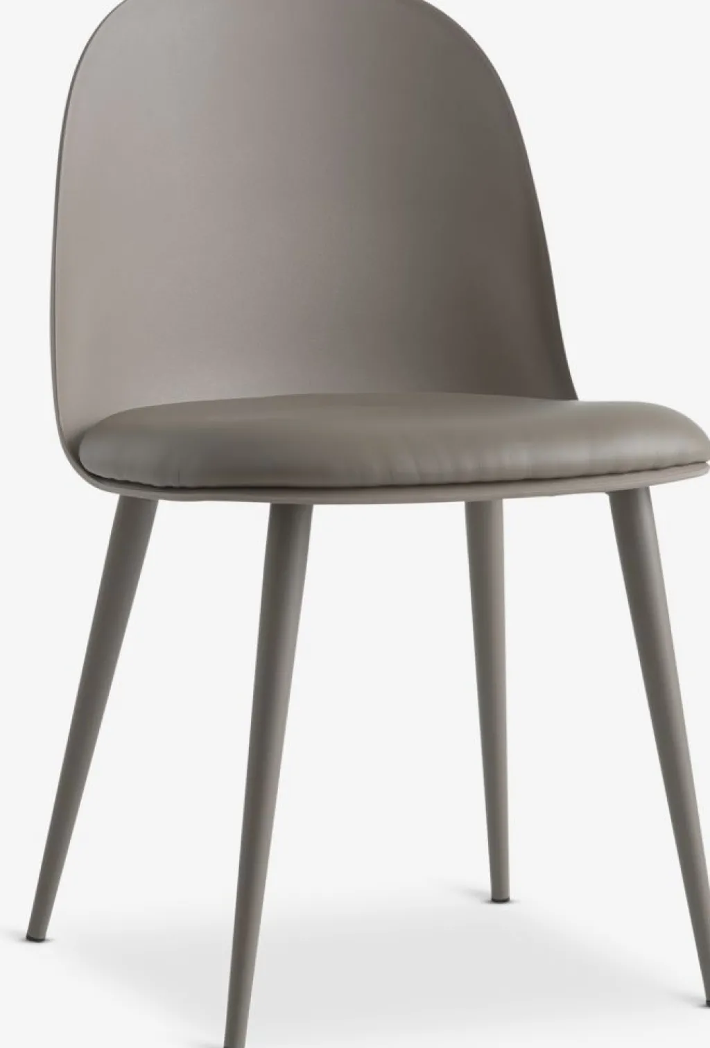 Sillas De Comedor>JYSK ULDALSilla de comedor ULDAL polipiel marrón