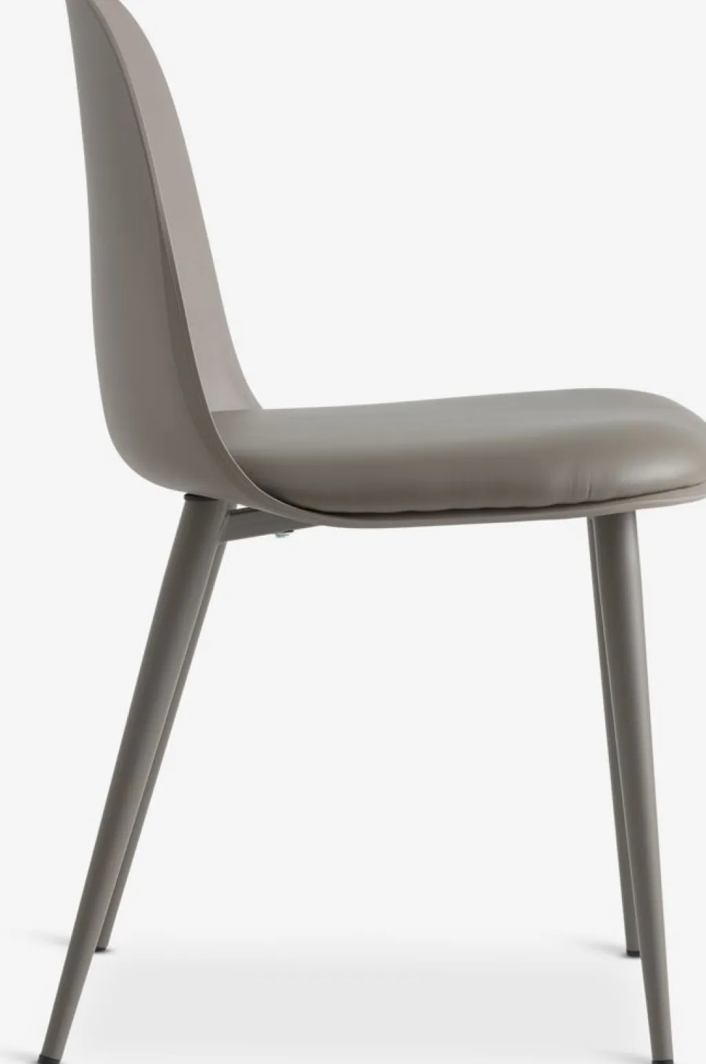 Sillas De Comedor>JYSK ULDALSilla de comedor ULDAL polipiel marrón