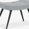Sillones>JYSK ULDUMReposapiés ULDUM tela gris/negro