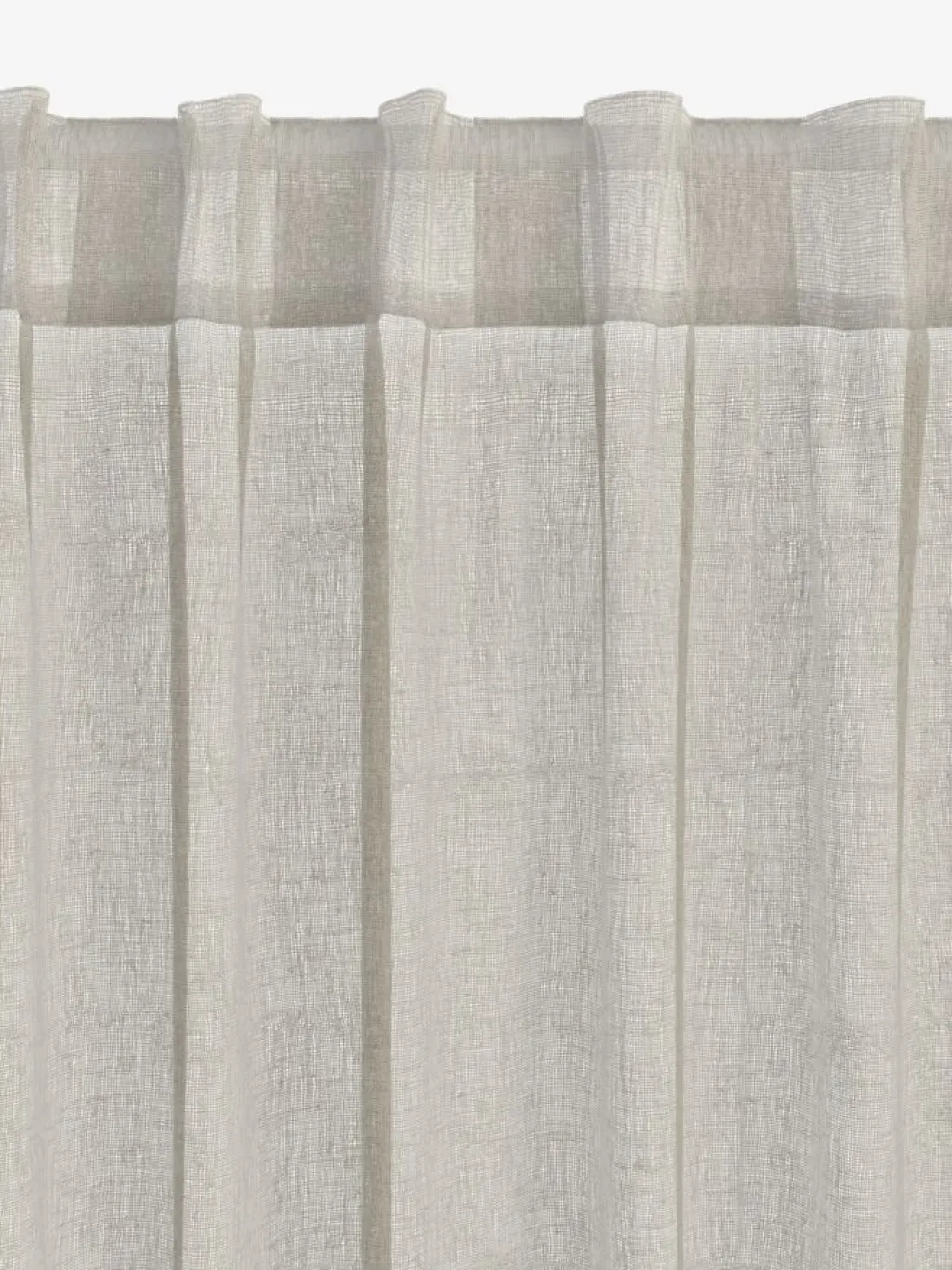 Cortinas Traslúcidas>JYSK UNNENCortina UNNEN 1x140x300 aspecto lino Arena