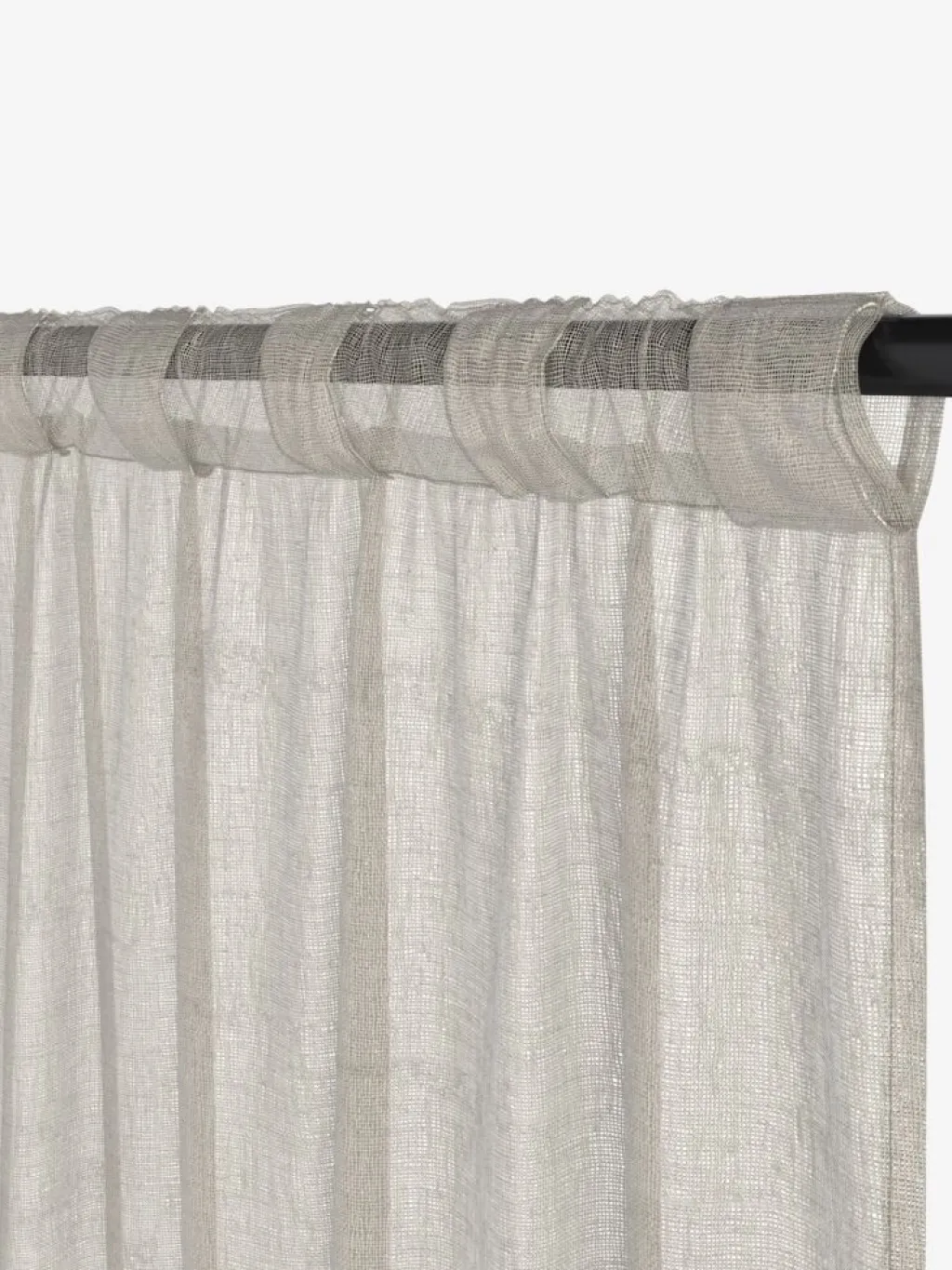 Cortinas Traslúcidas>JYSK UNNENCortina UNNEN 1x140x300 aspecto lino Arena