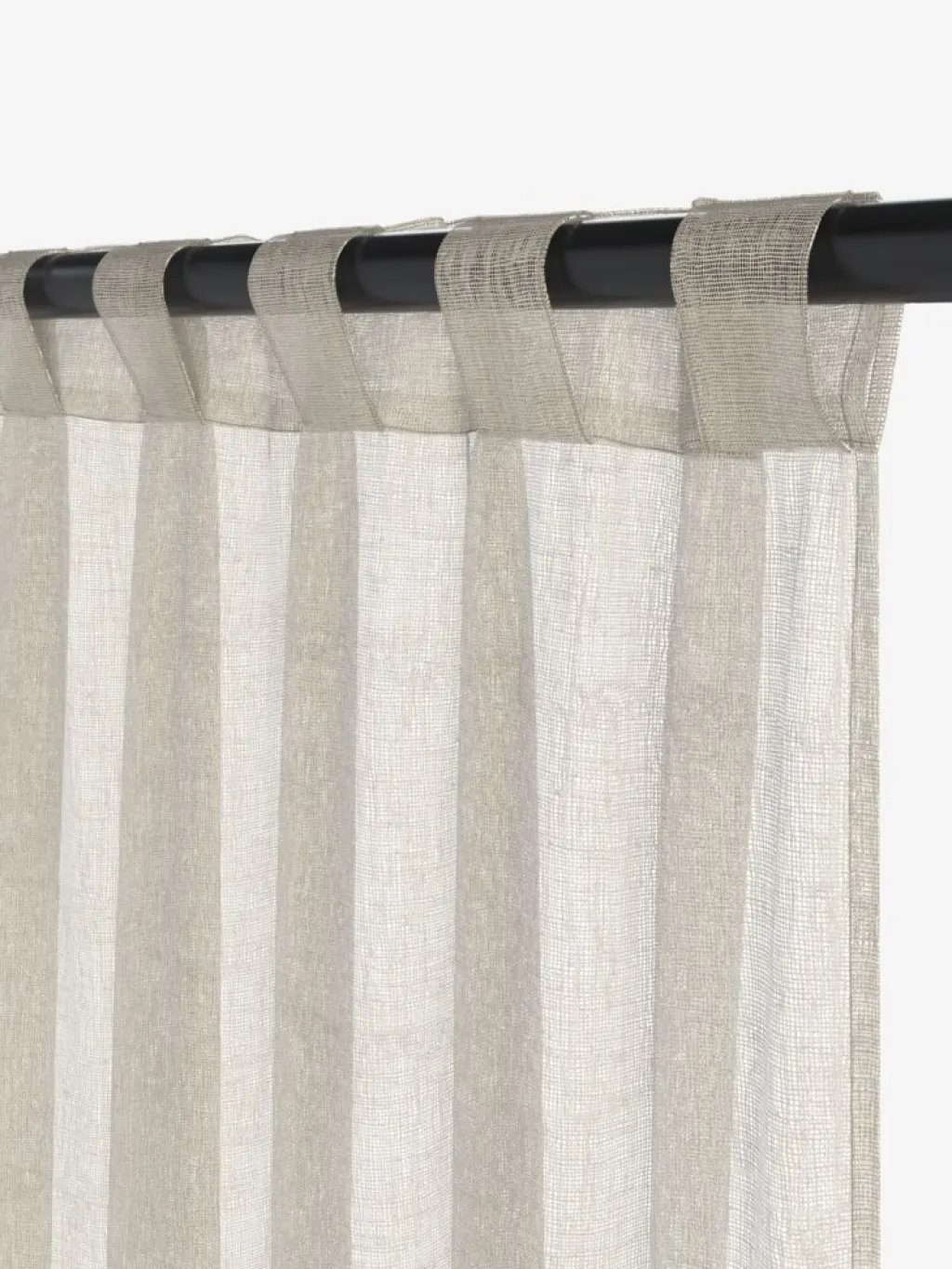 Cortinas Traslúcidas>JYSK UNNENCortina UNNEN 1x140x300 aspecto lino Arena