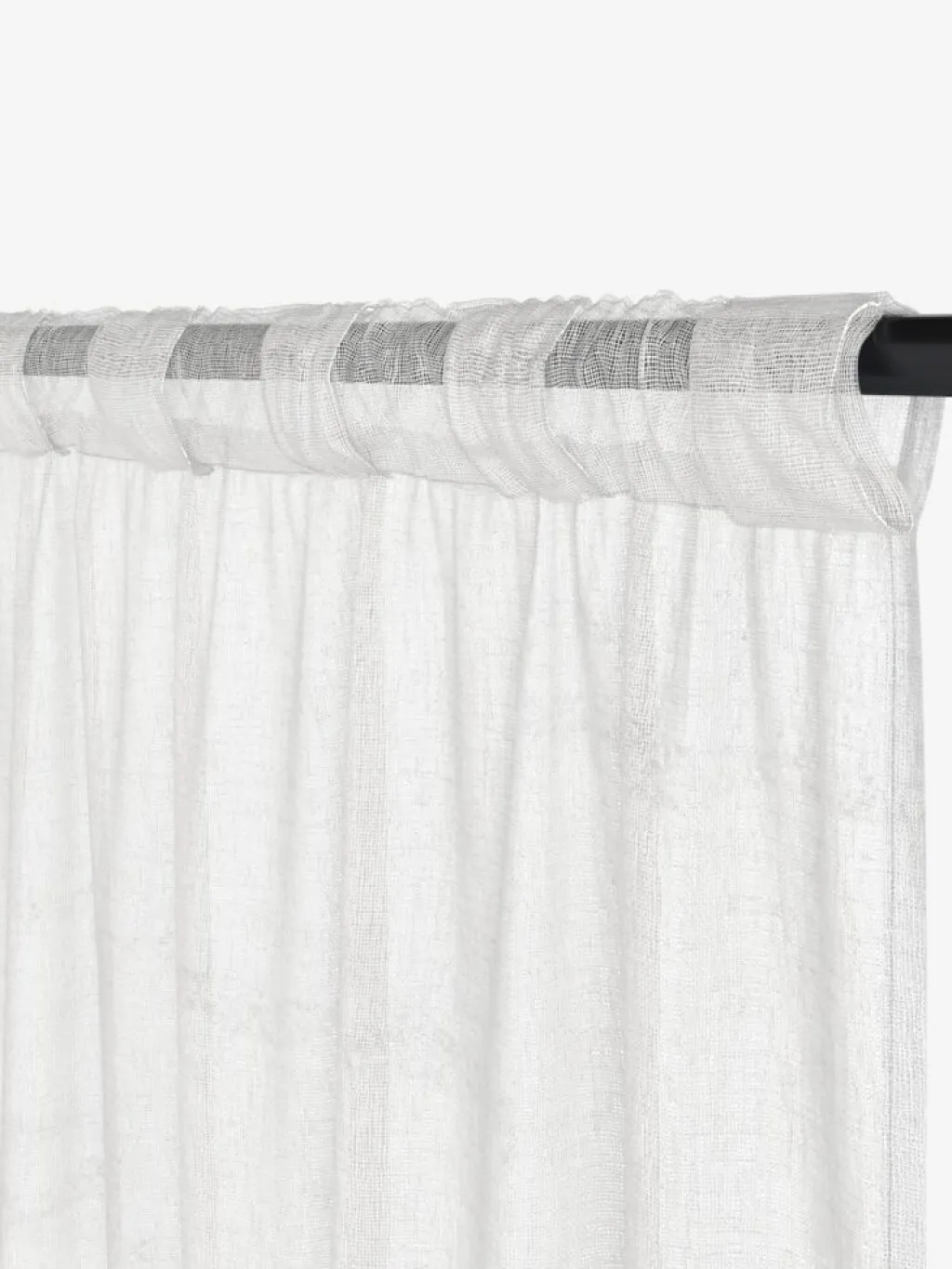 Cortinas Traslúcidas>JYSK UNNENCortina UNNEN 1x140x300 aspecto lino Blanco