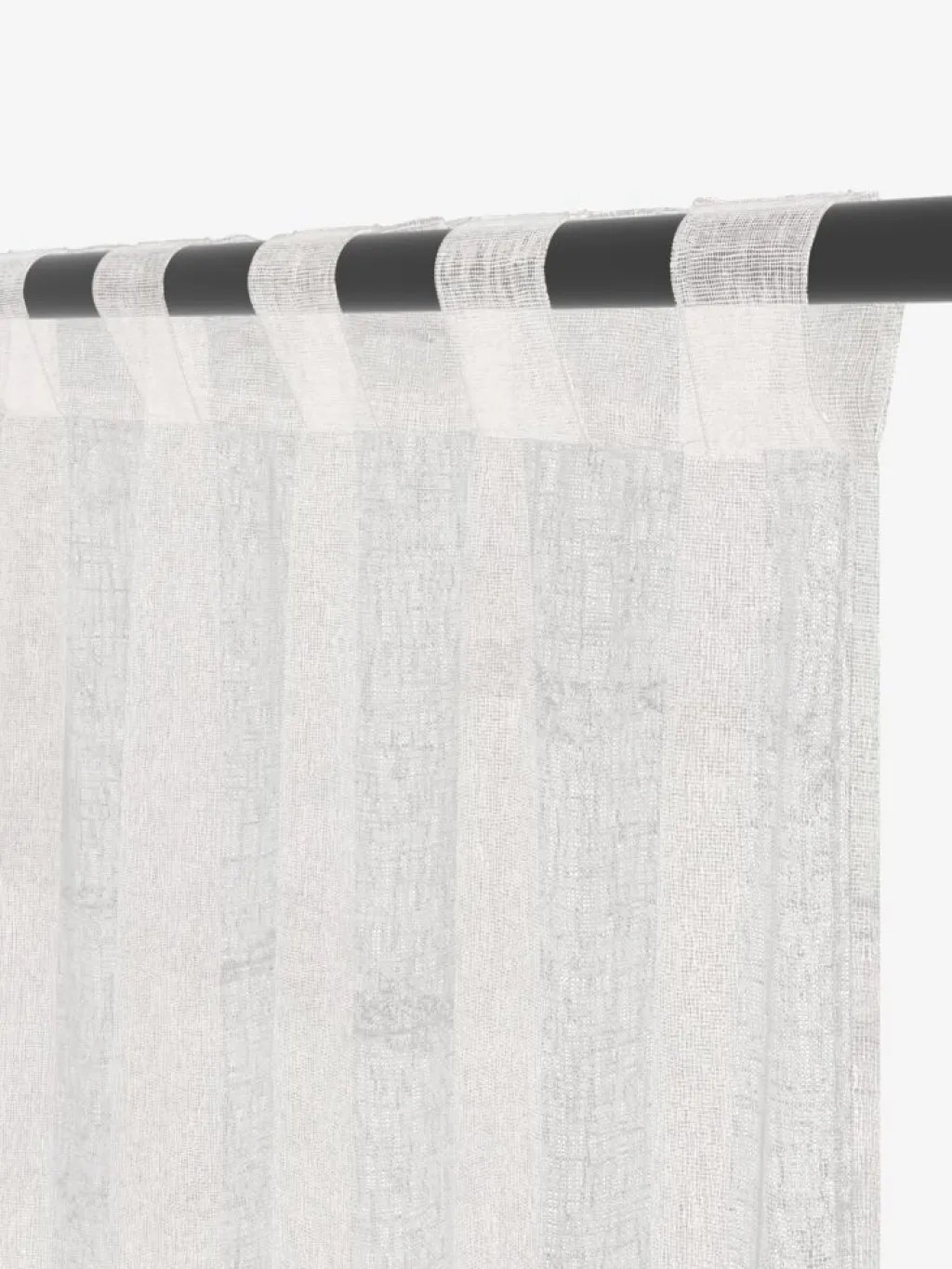 Cortinas Traslúcidas>JYSK UNNENCortina UNNEN 1x140x300 aspecto lino Blanco