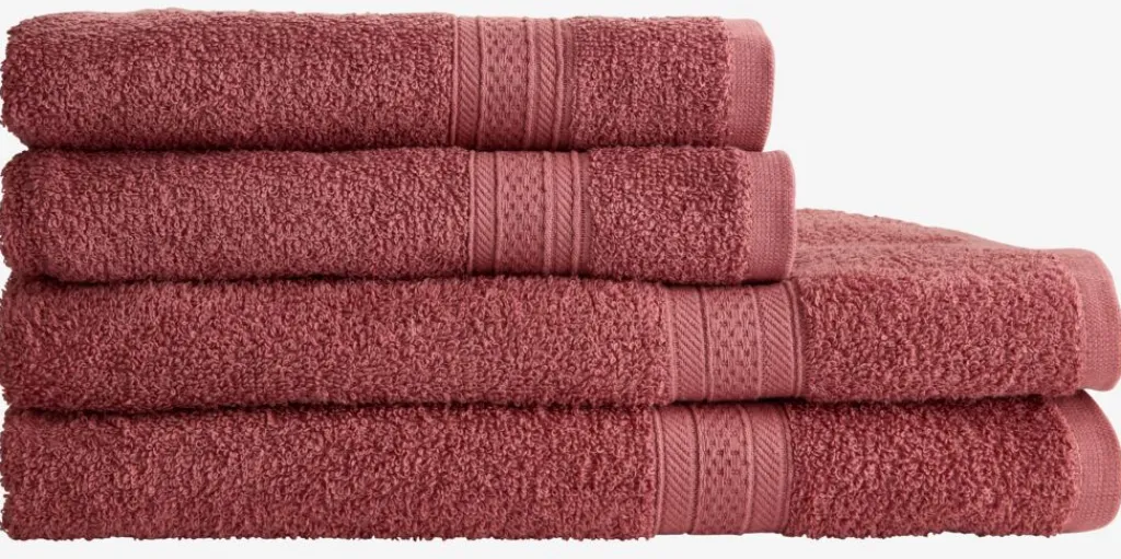 Toallas De Lavabo|Toallas De Manos>JYSK UPPSALABASICToalla de mano UPPSALA 50x90cm Rosa