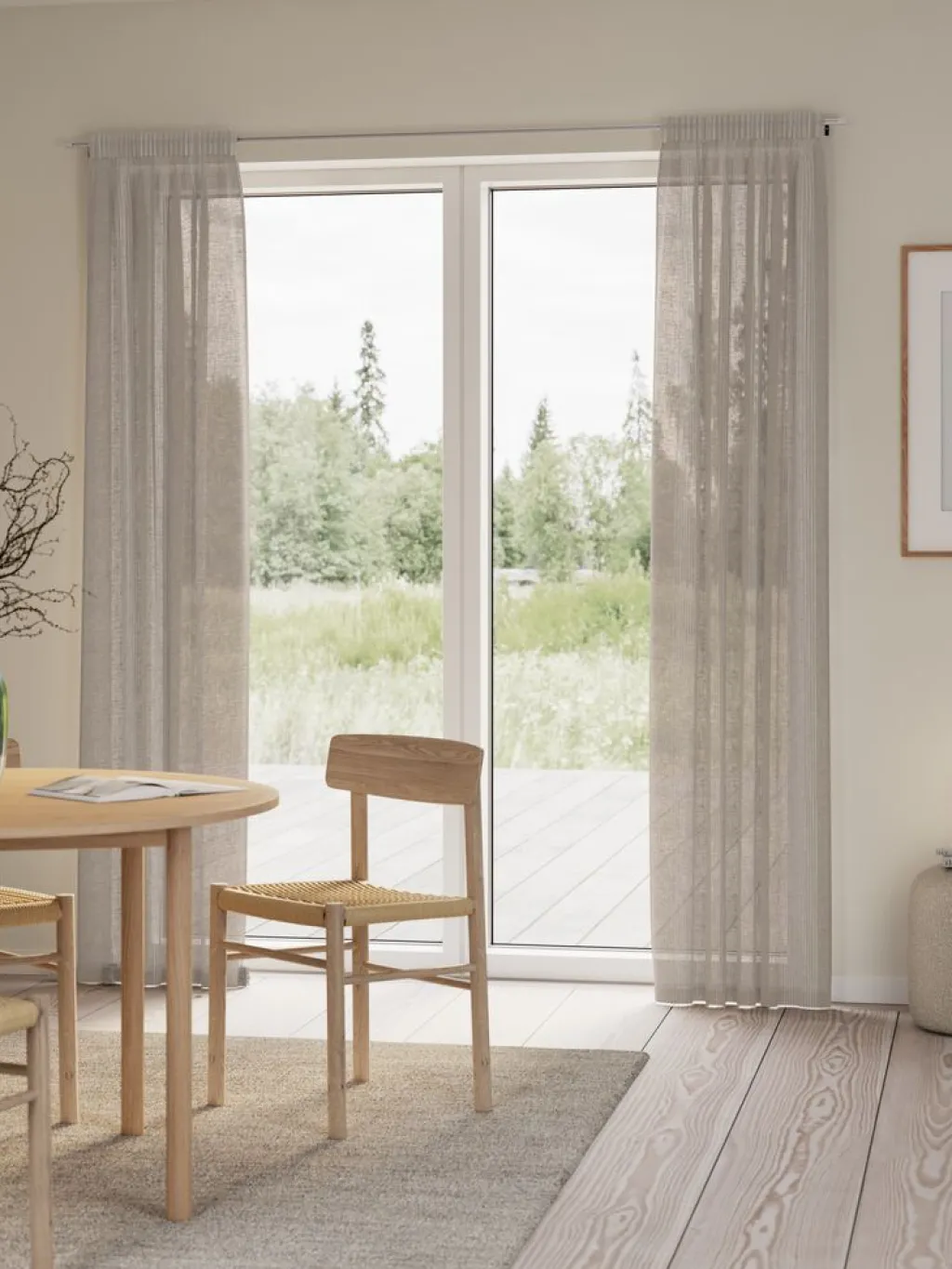 Cortinas Traslúcidas>JYSK UTKLIPPANCortina UTKLIPPAN 1x140x245 arena